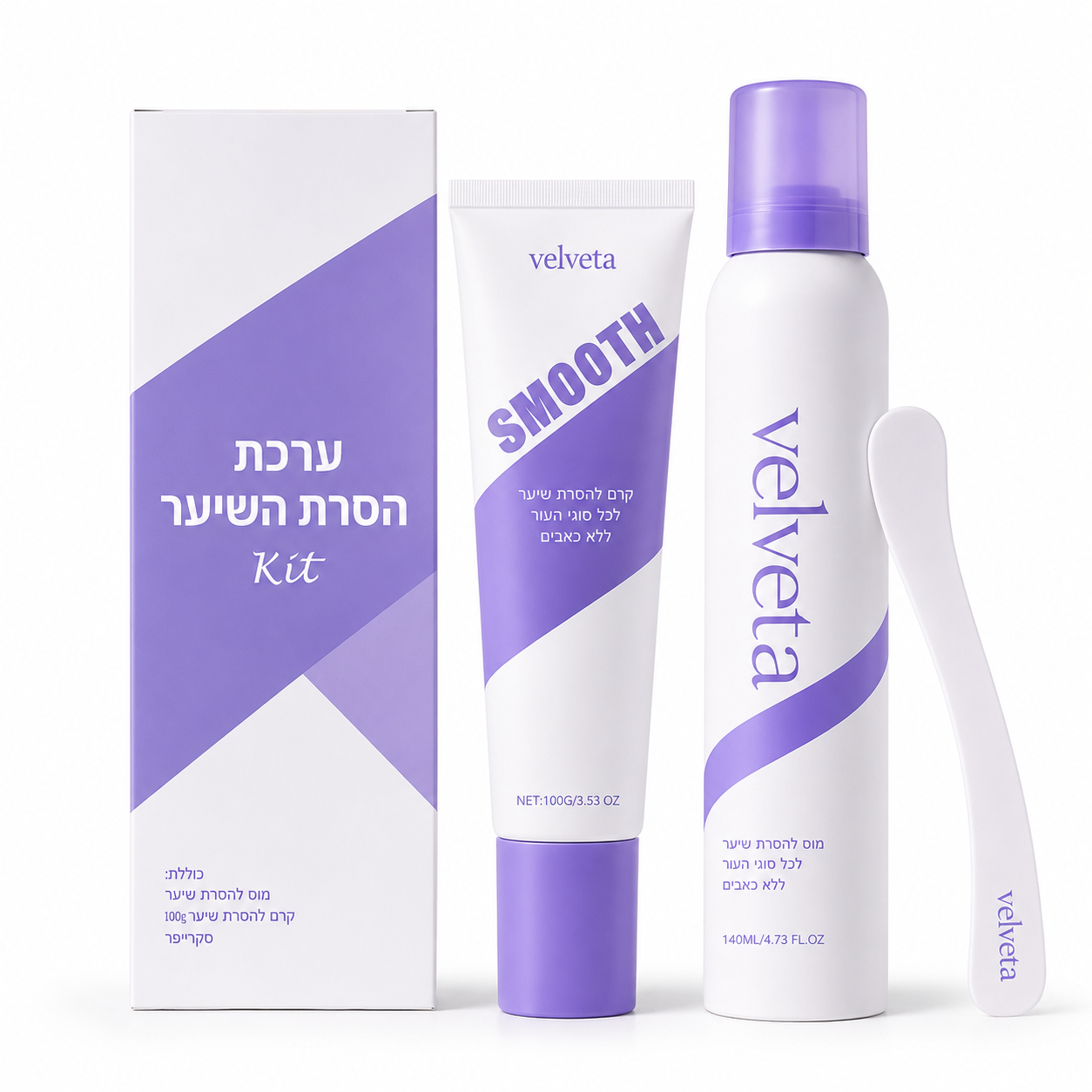 VelvetaSkin™ - סרום להסרת שיער